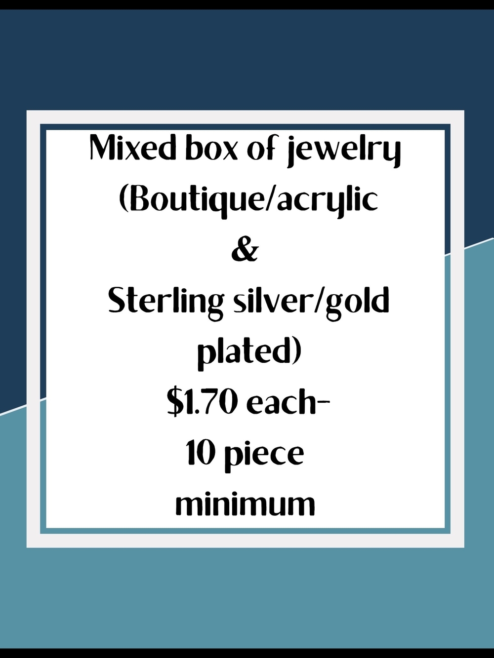 LIVE SHOW LISTING FOR UNLISTED JEWELRY!!
